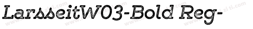 LarsseitW03-Bold Reg字体转换